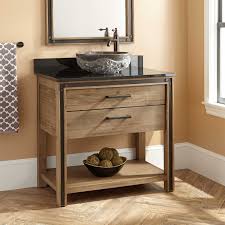 chelles vessel sink vanity gray wash