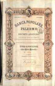 Gli sportelli banco popolare a palermo comprensivi di indirizzi, codici abi e cab delle filiali della società cooperativa. Banca Popolare Di Palermo Scripomarket Scriposigns Scripofilia Scripophily Finanza Finance Collezionismo Collectibles Banca Popolare Palermo Finanza