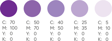 Learn how to mix the perfect bright purple with acrylic paint colours with professional. Cmyk Colour Charts And Values Mixam Print