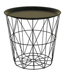 Modern Black Small Wire Side Table Metal Coffee End Side Table With Lift Off Tray Top Brand Change T Wire Side Table Metal Side Table Coffee Table Legs Metal