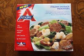 Atkins Frozen Meal Review Italian Sausage Primavera Atkins Frozen Meals Frozen Meals Low Carb Frozen Meals