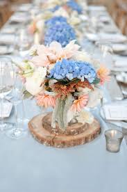 1 bride's round bouquet (10 round) made with ivory, light peach and. Trend Alert Blue And Peach Wedding Socialandpersonalweddings Ie