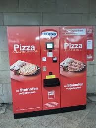 Dr Oetker Pizza Automat Am Frankfurter Hauptbahnhof Lebensmittel Essen Pizza Oetker