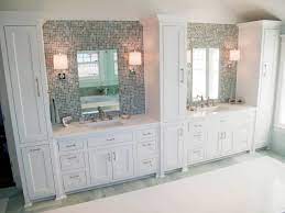 Double sink vanities exceptional in quality ranges of vanities by size and vanities brands. Tall Linen Cabinet Houzz