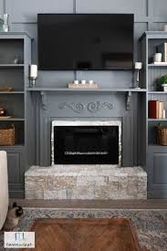 Watch fireplace hearth or surround makeovers from diy concrete fireplace hearth 02:55 concrete fireplace hearth 02:55 carter rejuvenates a hearth and gives it an industrial look using concrete. Our New Diy Raised Electric Fireplace Hearth With Stone