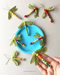 Basteln Im Herbst Komm Mit An Den Libellenteich Basteln Herbst Bastelarbeiten Basteln