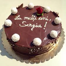 Multumesc din suflet.cea mai frumoasa fetita pana o sa apara a ta. Tort De Ciocolata La Multi Ani Sergiu Just Sweets By Laura Facebook