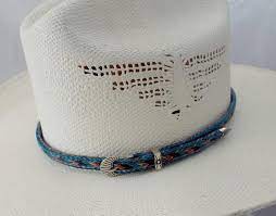 Horsehair Hat Band Bold Cowboy Horsehair Hat Band Side Etsy Cowboy Hat Bands Horse Hair Horse Hair Hat Band