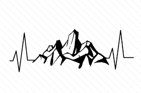 Upon download you will receive: Mountains Heartbeat Svg Cut Files Download Best Free 15165 Svg Cut Files For Cricut Silhouette And More