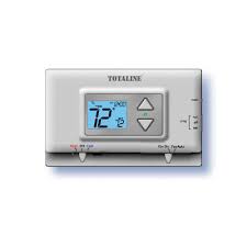 To unlock the display hold down the and keys for 3 seconds. P474 1035 Carrier P474 1035 Totaline Single Stage Programmable Thermostat 5 2 Day