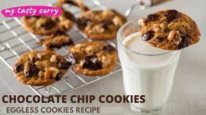 This eggless chocolate chip cookie recipe blew my detox, but it was worth it! Chocolate Chip Cookies Recipe Eggless Cookies Recipe Baking Basics Rekha Kakkar Youtube