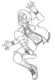 And millions of other books are available for amazon kindle. Young Miles Morales Coloring Page Free Printable Coloring Pages For Kids