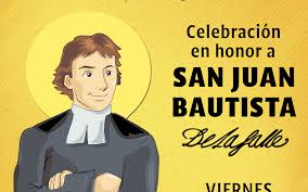 La imagen de san juan bautista de la salle que se venera en la catedral. Fiestas En Honor A San Juan Bautista De La Salle Colegio La Salle Paterna