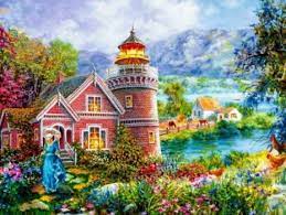 While artwork, piece size, and. A 165 Pieces Jigsaw Puzzle From Jigidi Beautiful Paintings Of Nature Poster Color Painting Oil Painting Landscape