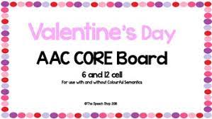 If you're so inclined to roll up your sleeves and make something for valentine's day, here are thirty valentine activities for kids to get you started… Aac Core Valentines Worksheets Teaching Resources Tpt