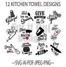 Split monogram svg split kitchen utensils svg vinyl design etsy. This Is A Bundle Of 12 Kitchen Towel Sayings These Are Perfect For Wedding Showers This Is Digital Artwork R Kitchen Quotes Funny Towels Design Kitchen Humor