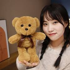 30cm 16 Styles Bear Plush Toy Soft Stuffed Animal Doll Small Pink Gray  White Bear Doll Lovely Birthday Gifts For Girl Boy