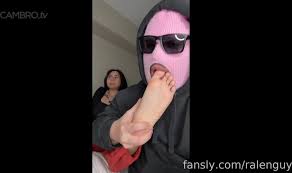 Rubbing Asian Girls Ticklish - Sweaty Feet!