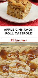 Apple Cinnamon Roll Casserole Recipe Dessert Recipes Apple Recipes Sweet Recipes