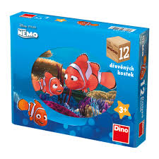 Wooden cube puzzle 12 pieces. Wooden Cube Puzzle Nemo Dino 64119 12 Pieces Jigsaw Puzzles Animals In Comics And Cartoons Jigsaw Puzzle