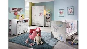 Babyzimmer Jemma Kinderzimmer Set 7 Teilig In Weiss Print Elefant Maus Bed Kids Room Wall Furniture
