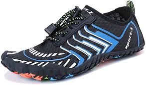 Amazon Com Mayzero Water Shoes Men Women Swim Surf Shoes Beach Pool Shoes Wide Toe Hiking Aqua Shoes Winter House Slippers Water Shoes
