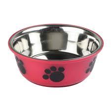 Ebuygb Non Slip Stainless Steel Pet Dog Cat Food Water Feeding Bowl Paw Design Red Medium Want To Know More Click On The Image Pet Dogs Dog Cat Dog Feeder