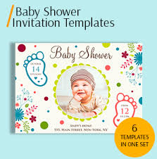 *size* invitation template is 5 inches by 6 inches. Baby Shower Invitation Templates Diy Baby Shower Invitation Templates