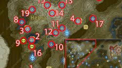Shrine location maps for zelda: Zelda Botw Shrine Locations Map Find Complete All 120