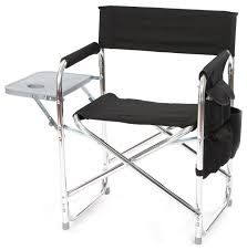 Driftsun foldable stadium seat for bleachers with back support, reclining stadium chair for bleachers lawns and backyards, 20 inch width, blue. Director S Sport Chair Black Contemporary Outdoor Folding Chairs By Picnic Plus Houzz