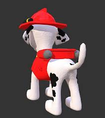Marshall Paw Patrol Ar 3d Model
