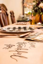 Brown Paper Table Cloth Writeable Paper To Write What You Re Thank Full Next To Your Buffal Thanksgiving Table Settings Diy Thanksgiving Tablecloth Paper Table