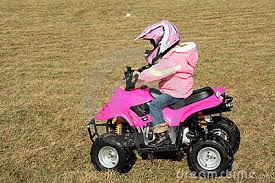Fit for boys and girls. Little Pink Four Wheeler Quad Girl 4