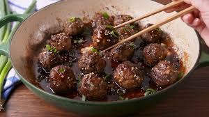 General Tso Meatballs Recipe Recipes Beef Recipes Meat Recipes