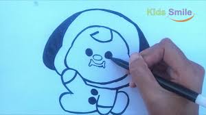 Bt21 stiker kertas dinding aplikasi. Chimmy Coloriage Bt21 A Imprimer Novocom Top