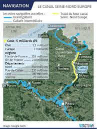 Carte linguistique de la france cliquer sur une région. Canal Seine Nord Edouard Philippe Promet Que L Etat Versera 1 1 Milliard D Euros Pour Sa Realisation