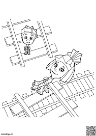 Plus, it's an easy way to celebrate each season or special holidays. Fixies Found A Gap In The Rails Coloring Pages Fixies Coloring Pages Colorings Cc
