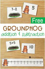 We have a collection of free printables for engaging and fun math activities. Groundhog Math Facts Groundhog Day Activity