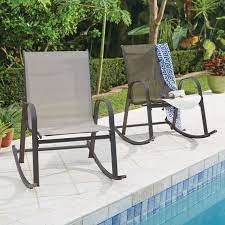 Guide gear oversized xxl rocking camp chair. Oversized Outdoor Rocker Brylane Home