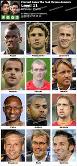 Football Guess The Foot Players Level 11 Game Solver