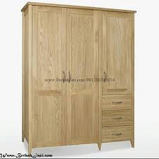 Harga lemari pakaian kayu almari baju jati minimalis pintu 3 modern tipe sliding harga murah. Lemari Pakaian Minimalis Simple Murah Berkah Jati Furniture