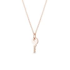 Maybe you would like to learn more about one of these? Rose Gold Key Pendant Klenota
