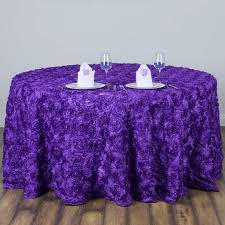 Cheap Yet Elegant Tablecloths And Linens Can Be Purchased At Tablecloths Factory Com Glam Your Boring Tables Satin Ribbon Roses Purple Tablecloth Table Cloth