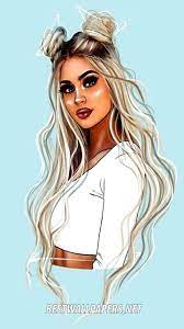 Pin On Wallpapers Hd Girly Drawings Art Girl Girl Cartoon