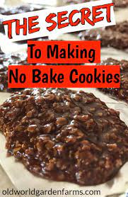 The Secret To Making Chocolate Peanut Butter No Bake Cookies Recipe Baking Recipes Cookies Chocolate Oatmeal Cookies Easy No Bake Cookies