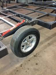 Hydraulic Drop Down Torsion Axel Fish House Frame Fish House For Sale Fish House Homemade Trailer Trailer Suspension