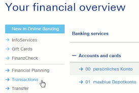Saving your online id means you don't have to enter it every time you sign in. Uebersicht Finanzuebersicht Deutsche Bank