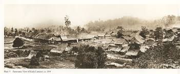 Kuala Lumpur Historical Map And Photos 1 Asian Cities Research Panoramic Photo Kuala Lumpur Old Photos