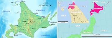 Japan map country infographics vector. Wakkanai City And Two Islands Hokkaido Japan Weepingredorger