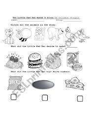 We started with bread making and then moved to popcorn. The Little Red Hen Makes A Pizza Esl Worksheet By Cozarapoglou